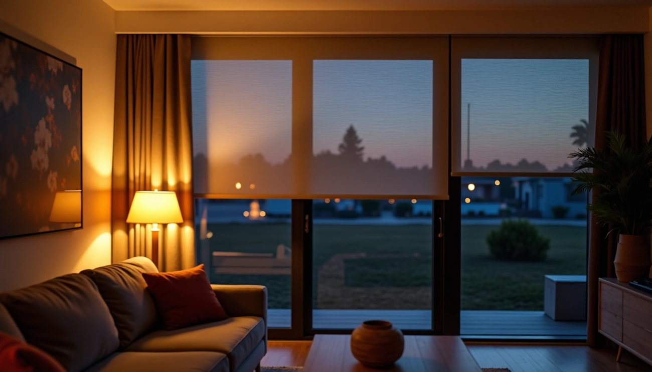 Do Solar Shades Provide Privacy at Night