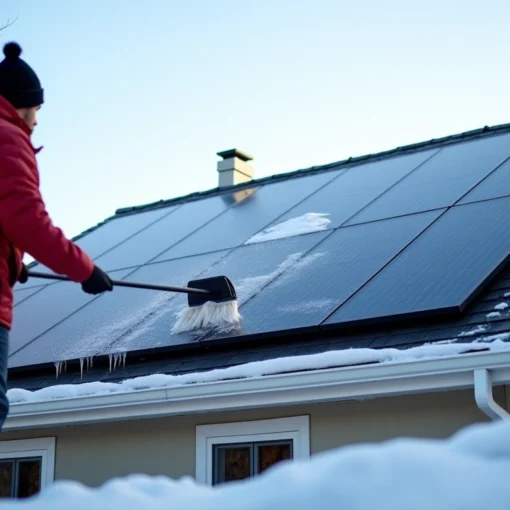 How to Clean Snow Off Solar Panels
